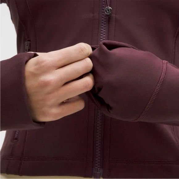 Lululemon Define Cropped Jacket Nulu Goodnight Plum 4 - Picture 7 of 11